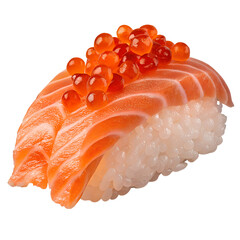 red caviar isolated on white background