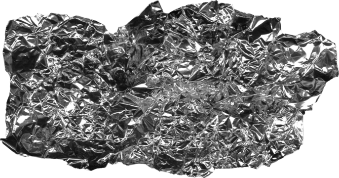 Aluminium foil texture