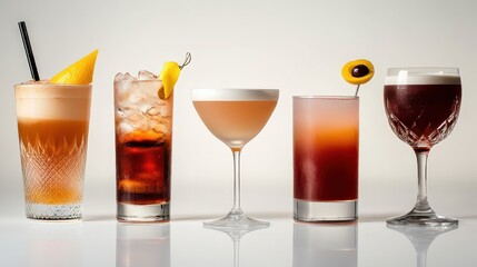 Exquisite Collection of Colorful Cocktails for Modern Party Events