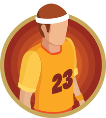 a sports player in uniform