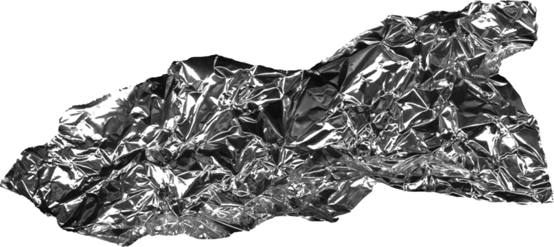 Aluminium foil texture