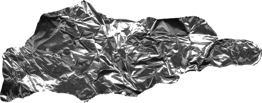 Aluminium foil texture