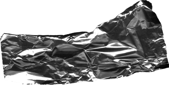 Aluminium foil texture