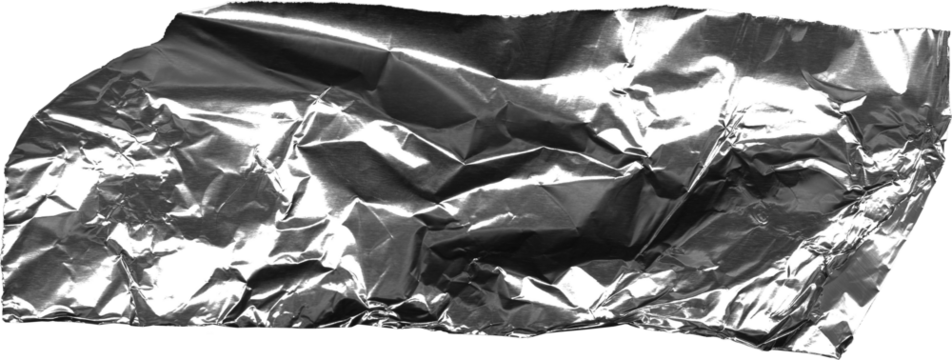Aluminium foil texture