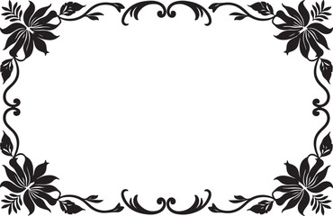 Floral Laser Cut Frame Vector Set
