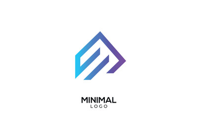 A line art icon logo of a modern house or home / real estate business	