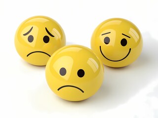 smiley balls with smiley faces