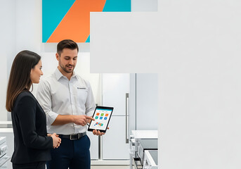 Businesspeople Using Tablet Technology