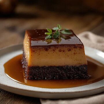 mexican choco flan chocolate flan cake dessert video