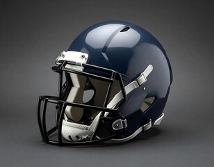 Fototapeta premium Dark navy football helmet