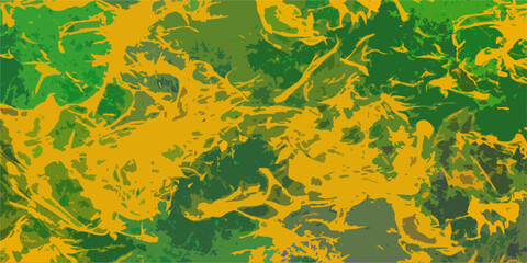 Abstract vibrant camouflage pattern with overlapping, leaf-like shapes in various shades of green neon to deep forest tones. Digital, high-contrast aesthetic, ideal for tactical design, military-style