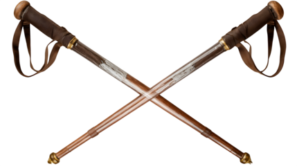 old rusty axe isolated