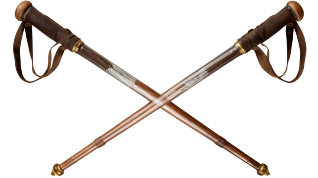 old rusty axe isolated