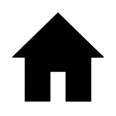 web home icon silhouette vector