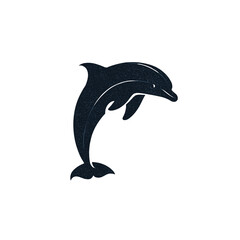 Fototapeta premium A graceful dolphin leaping through the water.