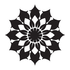 Abstract Floral Pattern Design