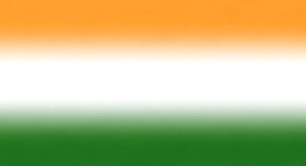 Vibrant Indian flag colors with soft gradient transition, perfect for patriotic themes