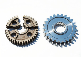 old vs new gears and cogs