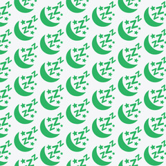 Moon sleep pattern background.