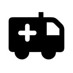 Obraz premium Ambulance alternative icon vector illustration