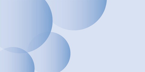 Modern simple abstract blue simple art background with circle elements. Digital technology concept