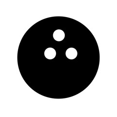 Bowling ball icon vector illustration