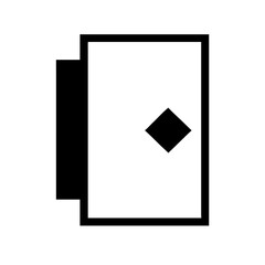 Card alternative icon vector illustration