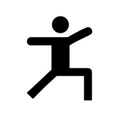 Jump icon vector illustration