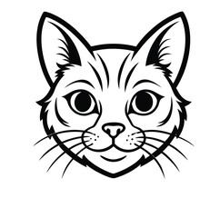 vector illustration of a cat