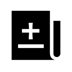 Newspaper plus icon vector illustration