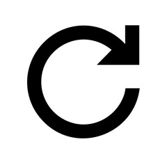 Refresh square icon vector illustration