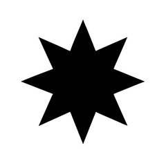 Starburst icon vector illustration