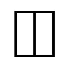 Window plus icon vector illustration