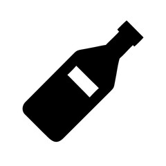 Wine bottle icon vector illustration