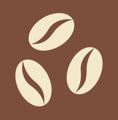  Abstract coffee beans banner. Coffee template