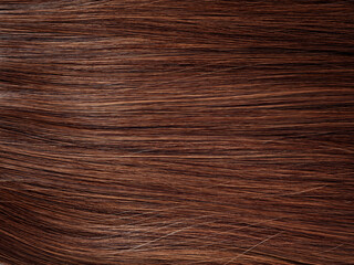 Naklejka premium straight brown hair