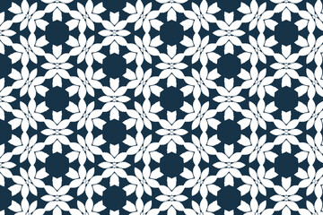 Seamless pattern design for textile, fabric & wallpaper