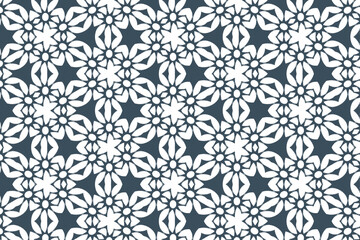 Seamless pattern design for textile, fabric & wallpaper