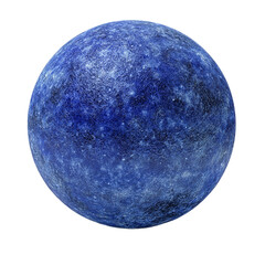 Blue planet earth isolated on transparent background