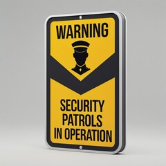 Warning Security Patrols in Operation