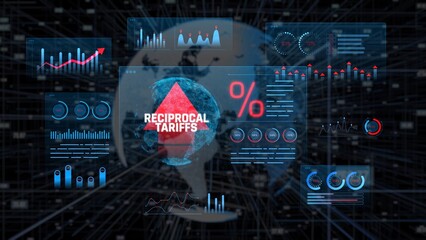 Visual Representation of Reciprocal Tariffs and Taxation with Graphical Data Analysis on a Global...