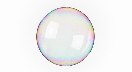 soap bubbles isolated on black