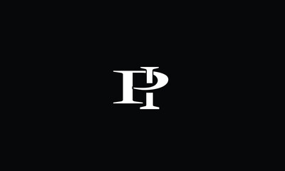 Fototapeta premium PI,IP,P,I,I,P,P,I abstract, letters, logo, monogram, style, symbols, ambitions, icons, 