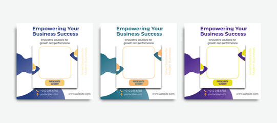 Business Social Media Post Banner Template