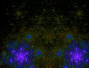 Imaginatory fractal abstract background Image