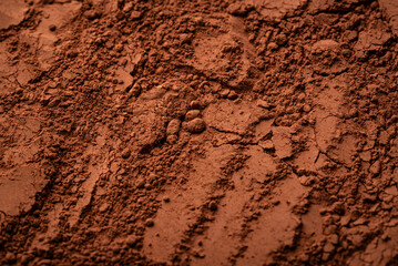 Cocoa powder chocolate texture background