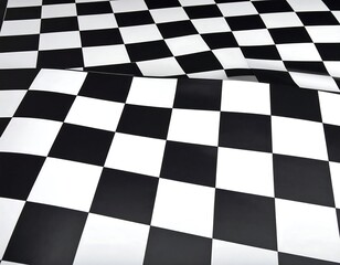 Fototapeta premium Checkered flag waving (4)