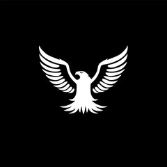 Obraz premium Eagle - Minimalist and Flat Logo - Vector illustration
