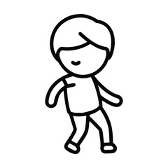 Flat Student Faces And Poses For School Designs