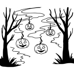 vector illustration of a tree